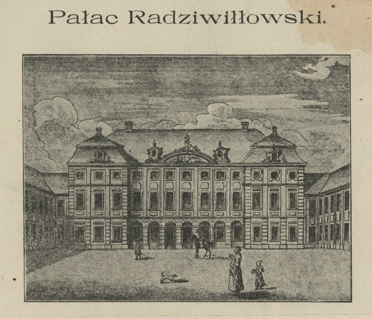 Radzivilaŭski palac u Warszawie.